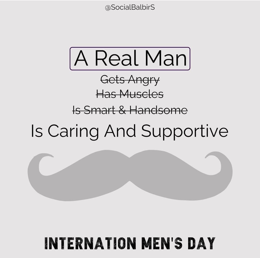 SocialBalbirs's tweet photo. #InternationalMensDay https://t.co/m8EMSYJjUi