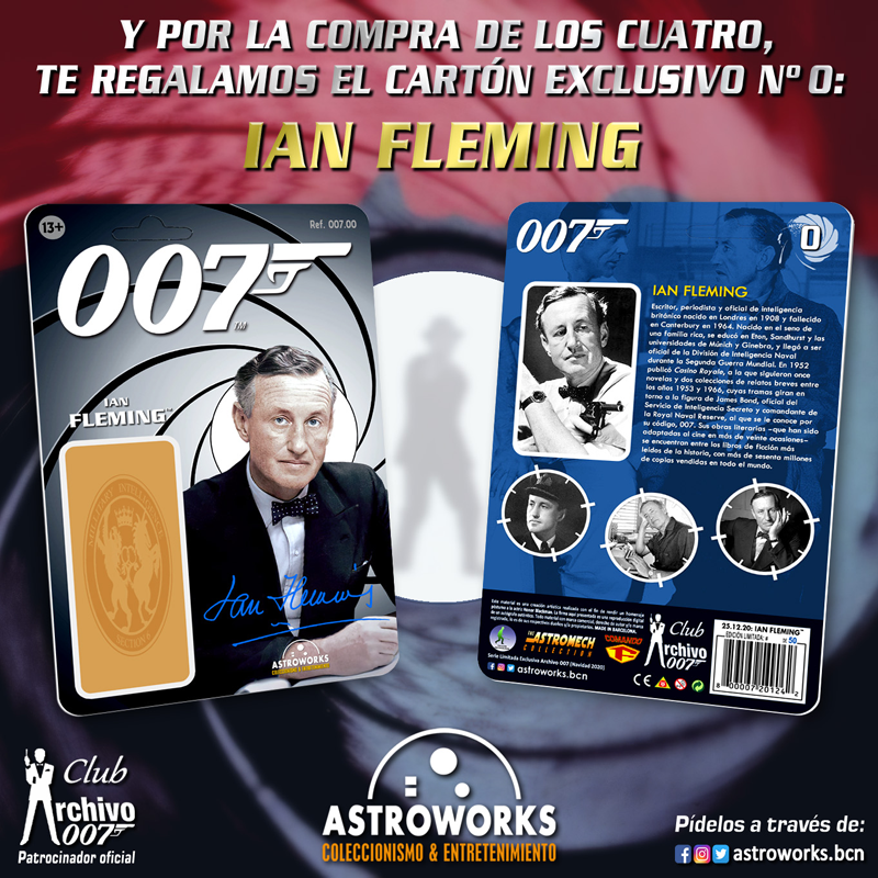 Archivo_007's tweet photo. Nuevos blísteres de @astroworksbcn
https://t.co/LpuGPFMoGX Tarjetas gigantes firmadas con homenajes bondianos
#JamesBond #SeanConnery #HonorBlackman #DianaRigg #MichaelLonsdale #IanFleming #coleccionismo #blister #Astroworks #Archivo007 #ClubArchivo007 https://t.co/eKXq70Amas