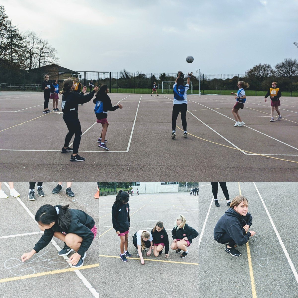 JFKpedept's tweet photo. Year 8 learning about Netball positions #netball #netballpositions #jfkpe https://t.co/morQx0oDId
