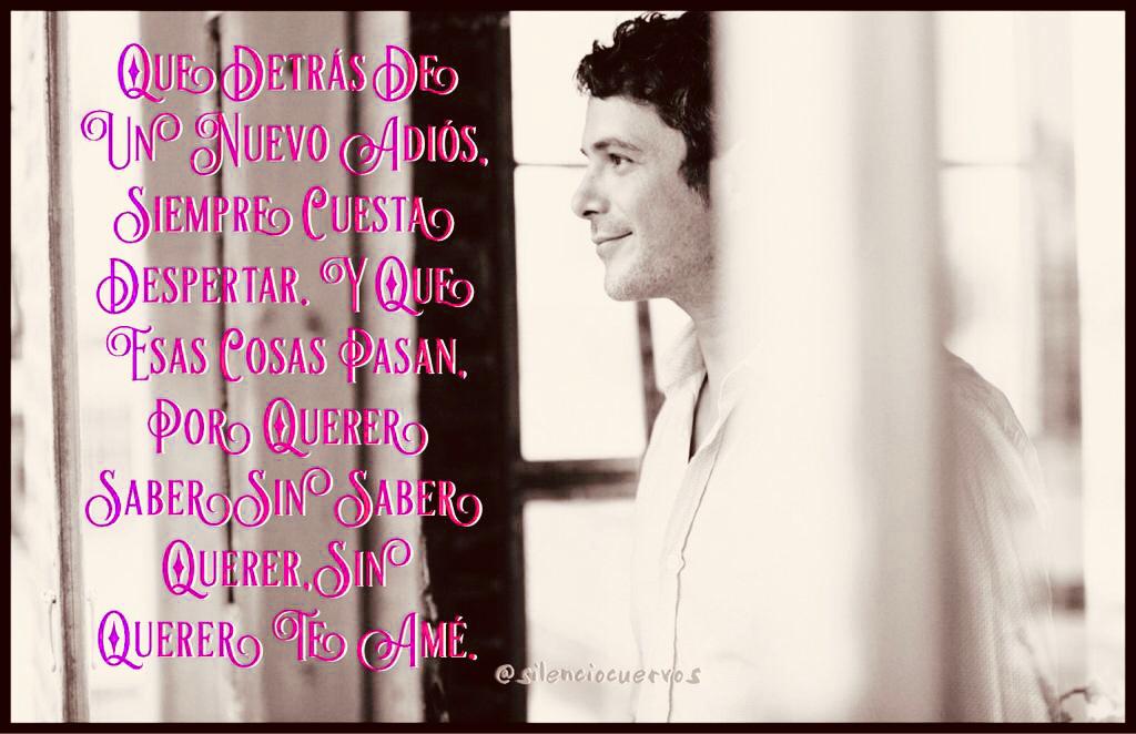 Jorgeli24996069's tweet photo. Jueves de recuerdos #TBT 📝 #ParaQueMeQuieras #ElAlmaAlAire 🍀Queremos y estamos presentes 🎼 @silenciocuervos @alejandrosanz ♥️ https://t.co/Z4OHOTsexo