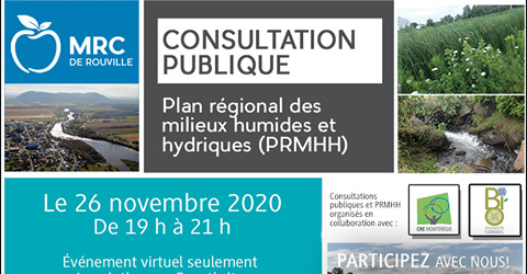 CREMonteregie's tweet photo. La #consultation publique en visioconférence pour #PRMHH de la MRC de #Rouville arrive à grands pas!
Une large gamme d'acteurs du milieu ont été consultés, mais c'est maintenant au tour des citoyens de s'exprimer.
📅26 novembre 2020
🕖19h
🗒Inscriptions: https://t.co/OCifzsSM2t https://t.co/QEbZmavtyA