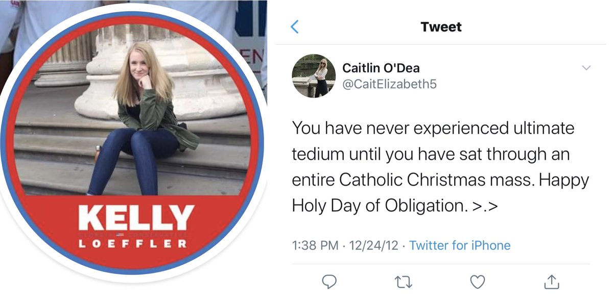 Kelly Loeffler’s press secretary once called Christmas a “Holy Day of Obligation” and referred to “Catholic Christmas mass” as the “ultimate tedium.”Negative views on Christmas may go over well with Melania, but probably not with many of Georgia’s voters.