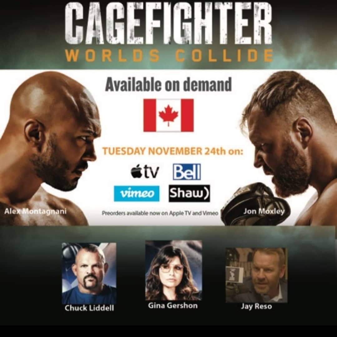 jasontruong's tweet photo. Canadian release of Cagefighter happening November 24th! Be sure to check this one out! @alex_montagnani @ginagershon @chuckliddell #mma #ufc #cagefighter #stuntman #actionsuperstar #showtimekick #martialarts #martialartsislife #hapkido #champion @cagefightermovie https://t.co/JAxY8raxch