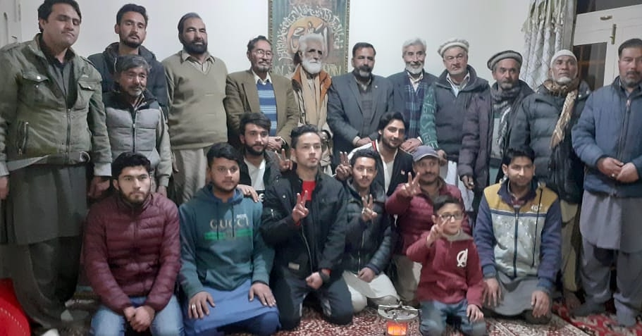 mukhChangazi's tweet photo. #PTI #Gilgitbaltistan #GBLA7 #Skardu #WINNER @Zakirya_Maqpoon with My great Father MA Changazi and all other family members and friends 
#Congratulations https://t.co/epAGCKPJBJ