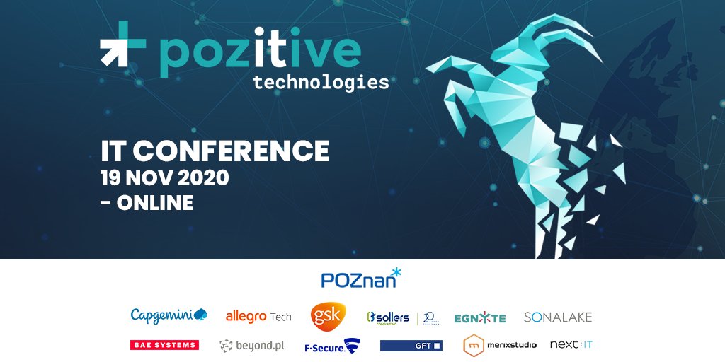 pozitivetech's tweet photo. Without you, there wouldn't be #PozitiveTechnologies Poznań 2020. Thanks for your support! 🙌
#PozitiveTech #PozitiveTech2020 https://t.co/6Pnray1iHp