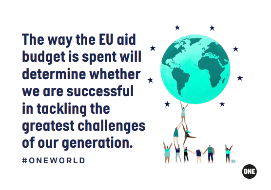 ONEinEU's tweet photo. 🔴 D-1 before the final #MFF NDICI trilogue!
Dear MEPs please don't forget to protect #EUaid by prioritizing binding targets for gender equality, human development and least developed countries during the negotiations. https://t.co/PWVivEtKqn
