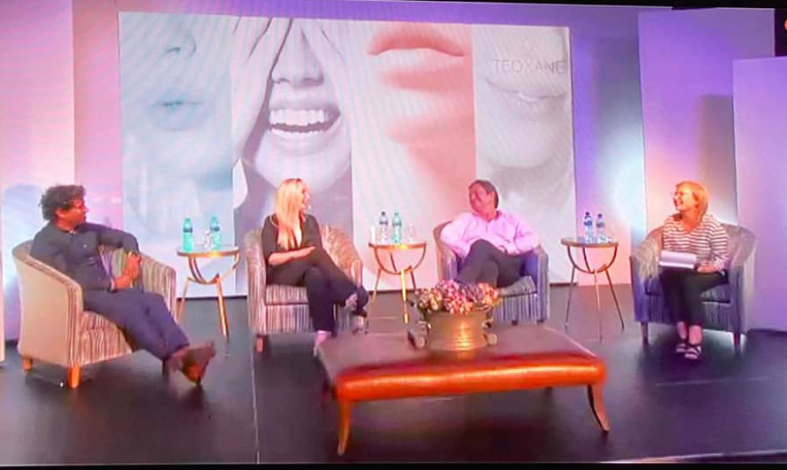 Lights! Camera! Action! Loved chairing the launch of an exciting new lip filler. It was wonderful to work again in “real life” with my colleagues <a href="/Alastair_SAI/">Dr Alastair Clark</a> <a href="/DrNatalieC/">Natalie Cordeiro</a> an <a href="/Vengal05/">Vengal Medapati</a> 
#lovemywork #aestheticmedicine #drdebbienorval  #ThrowbackThursday