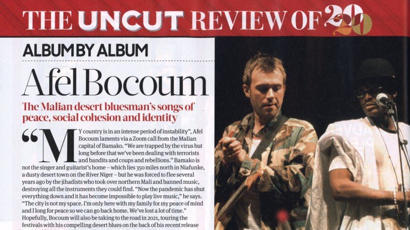 Check out the latest issue of <a href="/uncutmagazine/">Uncut Magazine</a> to read more about Afel’s career - 'My songs are about peace, social cohesion and identity.'