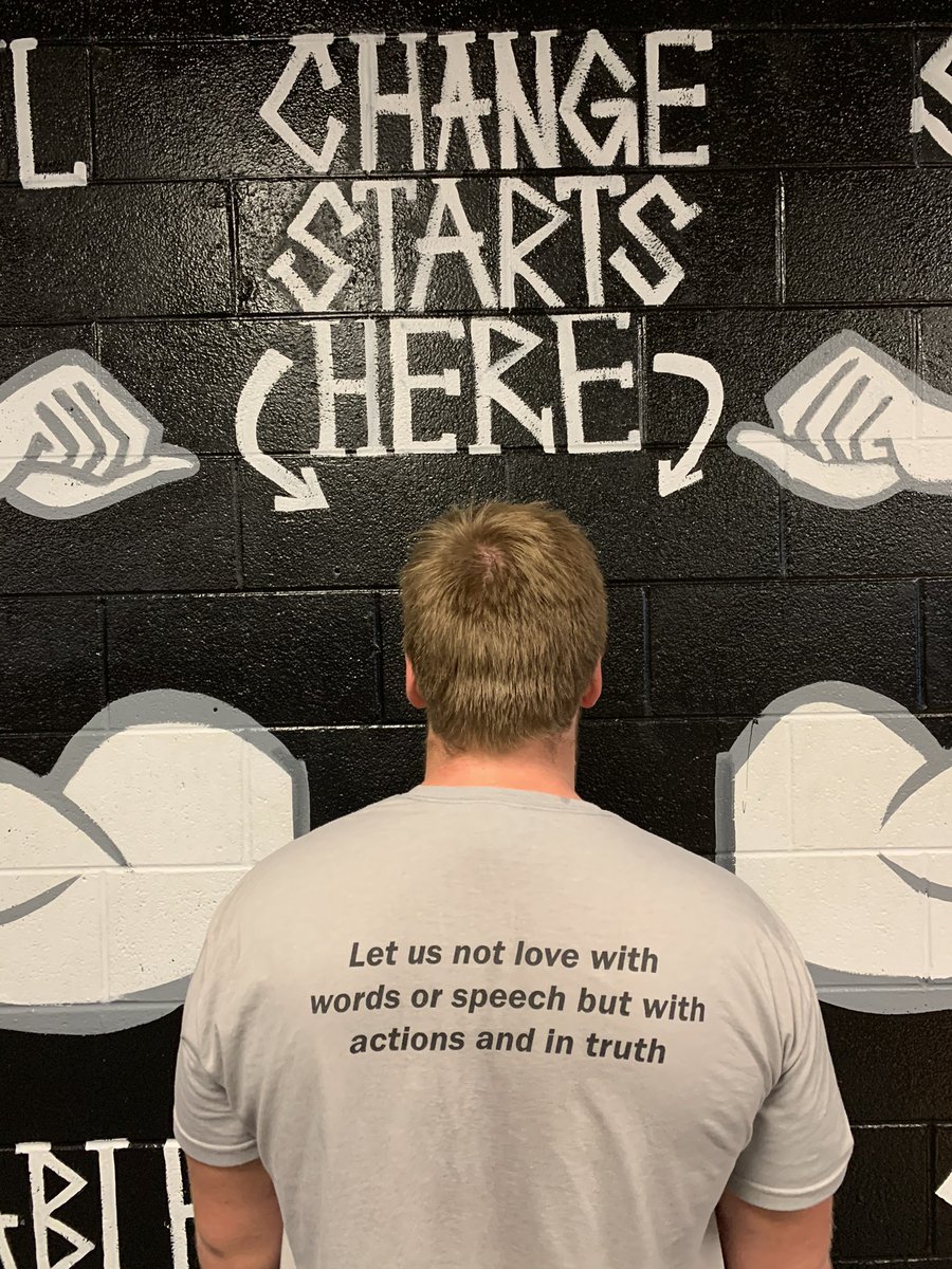 Our “Actions Over Words” t-shirts are in. Constant reminder to love with actions and truth. Ridge players get a free shirt with their intentional act of love towards someone else. We challenge you to do the same. #youfirst #othersoverself #iaadm