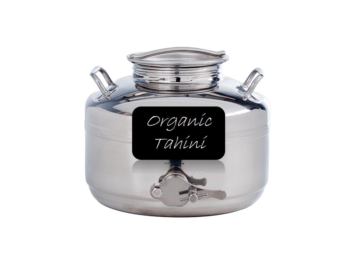 RefilleryThe's tweet photo. Organic Tahini now available as a refill at THE REFILLERY :) Only £1 per 100g so a huge 40% saving versus its packaged equivalent!!    #tahini #organic  #therefillery #businessforgood https://t.co/M073sIsRbY