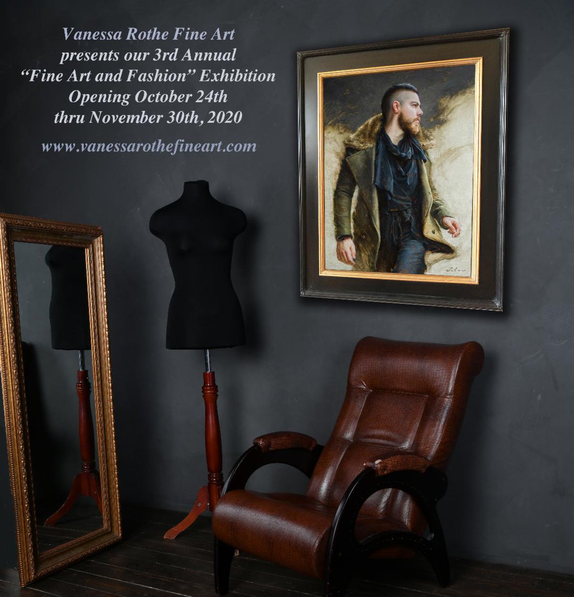 NOW SHOWING! 3rd Annual "Fine Art + Fashion" NOV 2020 presented by Vanessa Rothe Fine Art conta.cc/2IuMMvu