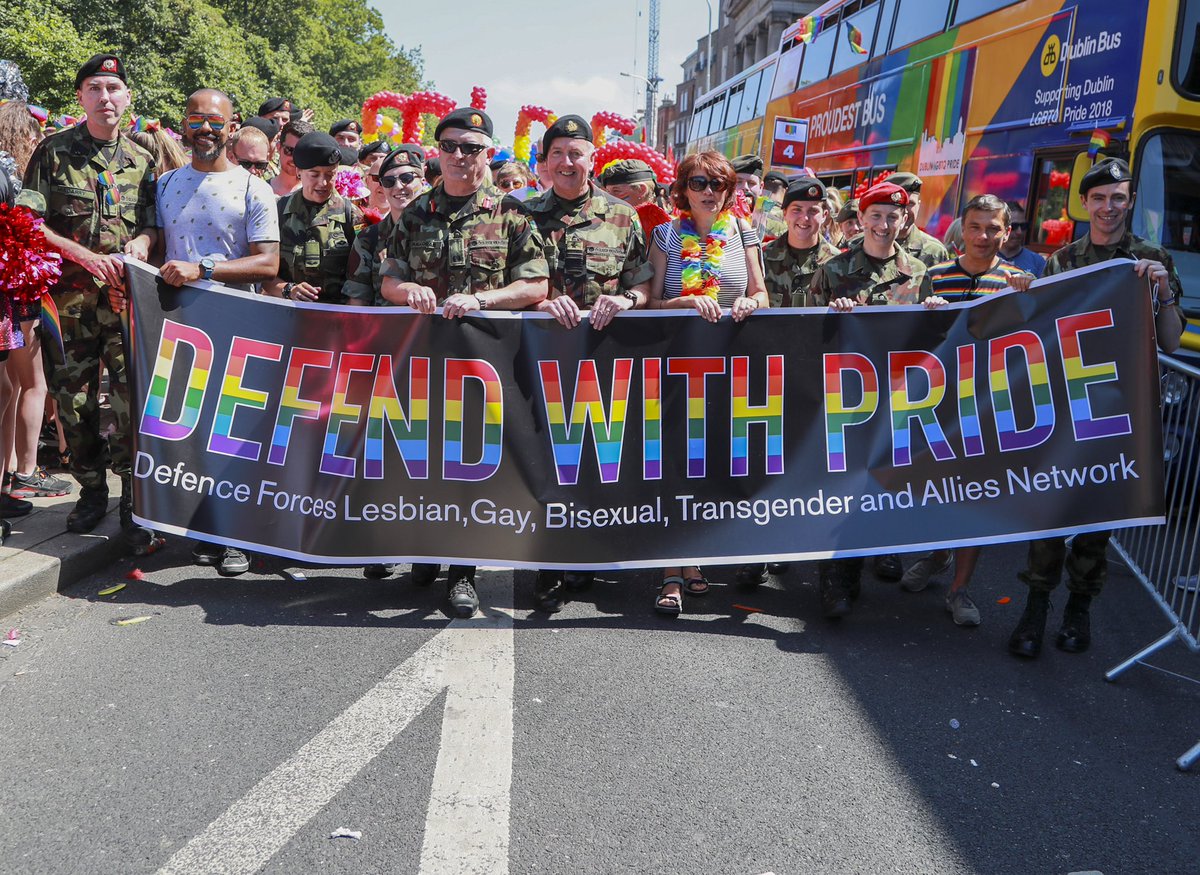 defenceforces's tweet photo. Winner Winner!!
Best Public Sector Initiative @HRAwardsIRL 2020 for our LGBTA Network Defend with Pride 🌈
Deserved recognition for our team who have worked tirelessly since 2016 to make #ÓglaighnahÉireann a more diverse organisation.
#HRAwardsIRL #defendwithpride https://t.co/5ah05rRuBz