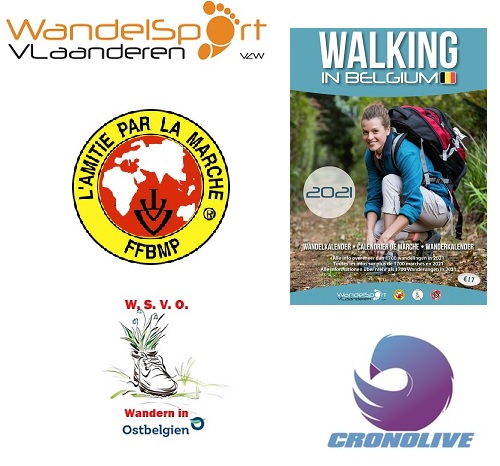 CronoliveBE's tweet image. Kalender #WalkingInBelgium 2021 opgeladen in #Cronolive electronische registraties mogelijk voor @wsvl_ #FFBMP #WSVO #Wandelen #Marche #Wandern #Walking