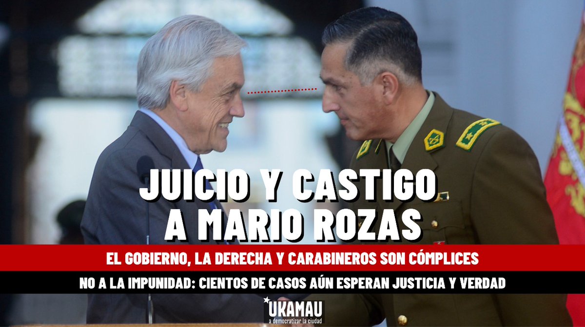 _VictoriaH__'s tweet photo. La justicia no se restablece con la renuncia de Gral Rozas. Debe haber claridad e investigación, no complicidad. La Moneda y Piñera también deben responder por cientos de casos no esclarecidos. Exigimos justicia, basta de impunidad!! 
#Chile #RenunciaRozas #Jueves #NoalaImpunidad https://t.co/bwbIxbaO9T