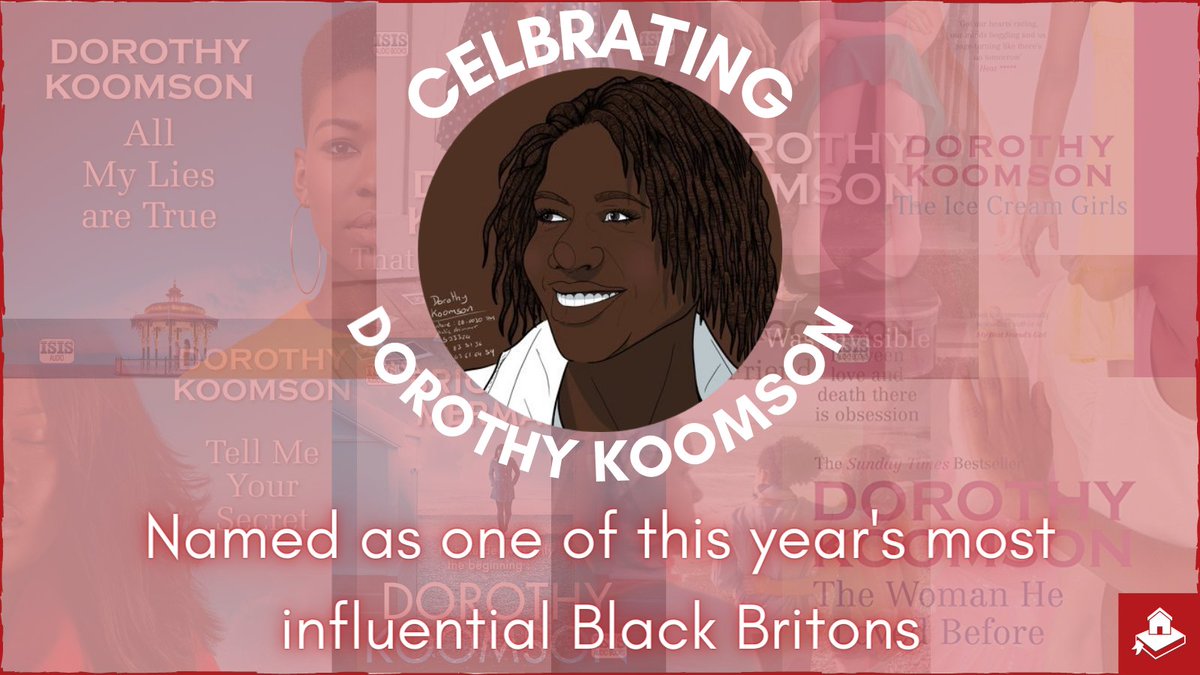 TheReadingHouse's tweet photo. A HUGE congratulations goes to @DorothyKoomson who has been named by @powerlistmag as one of 2020's most influential Black Britons!

Buy Dorothy's books here: https://t.co/wNPTQS9E2i &amp; get 40% OFF!

Well deserved!🥳

#powerlist2021 #bameauthor #dorothykoomson #choosebookshops https://t.co/vhDRCp77ju