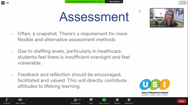 'If you equip students with the knowledge of how they can do better, they will.'

Very valuable response on behalf of @TheUSI from @TCDSU_Education following facinating keynotes and discussions at today's @ForumTL/@QQI_connect National Symposium on work-based assessment.