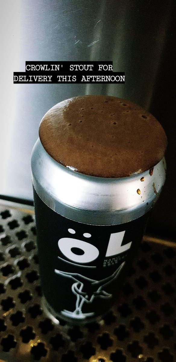 If u ain't spammin crowlers on our GoodEats for collection this Saturday then what are u doin

Who doesn't want 500ml of festive 10% imperial stout