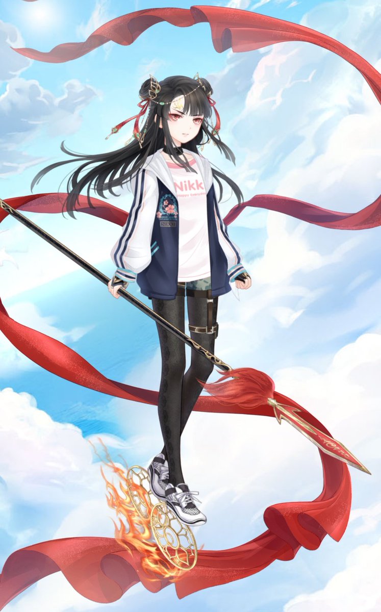 餅月 ミラクルニキのナタ太子セットコーデ 漢字が表示されなくて 唯一検索で探せないセットコーデ と 羅小黒戦記 のナタちゃんに寄せてみたコーデ