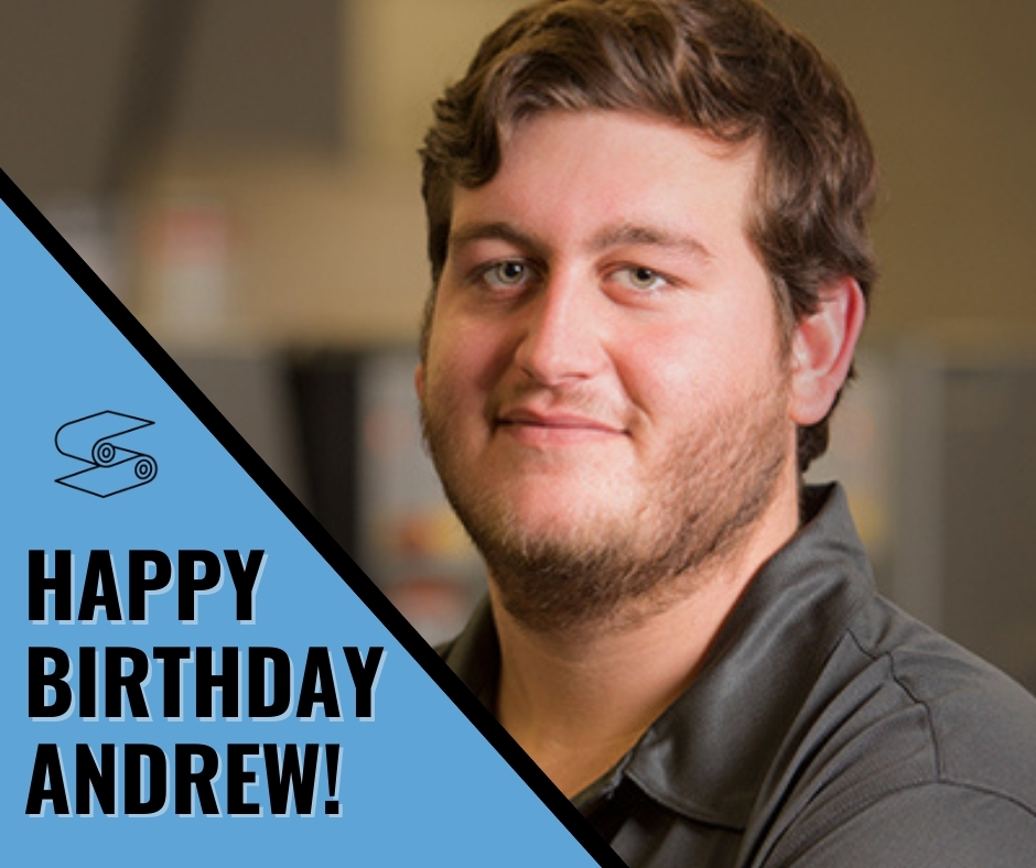 SmithPrint's tweet image. Join us in wishing a very happy birthday to our CFO, Andrew Smith! He and SmithPrint were born the same year—printing is in his blood.