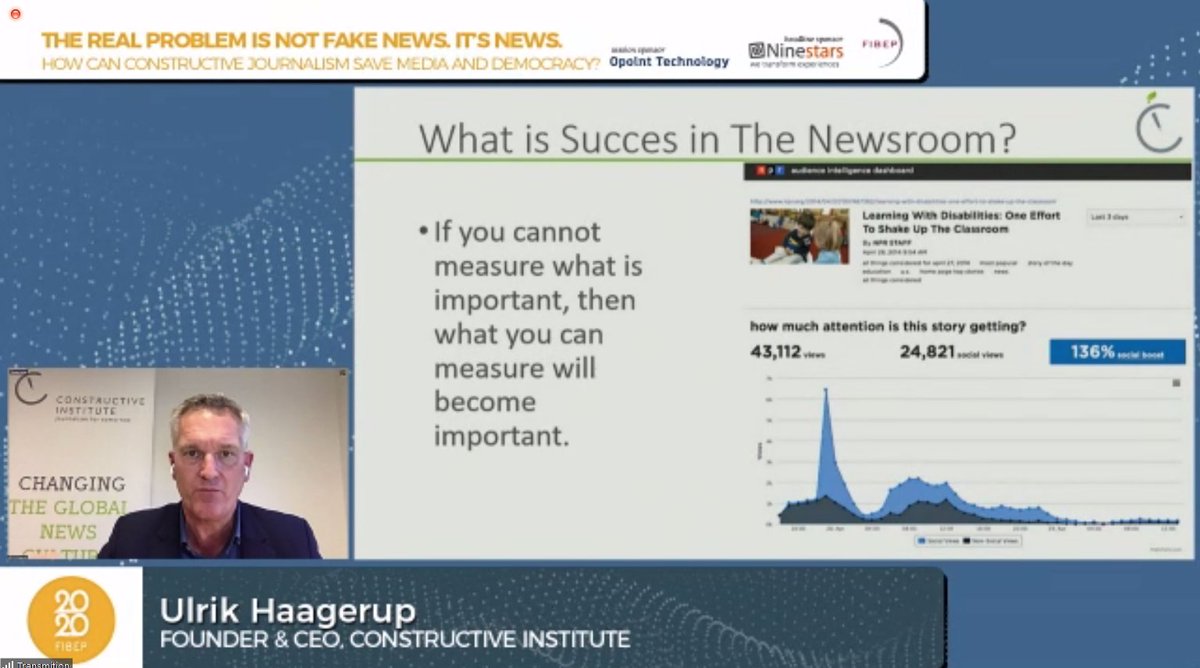RGersuni's tweet photo. "KPId sre killing the industry "...“if you cannot measure what is important, what you measure will become important” Says @UlrikHaagerup @ConstructiveIn
#WMIC2020 #FIBEP2020 #MediaIntelligence https://t.co/53TFbYOKZf