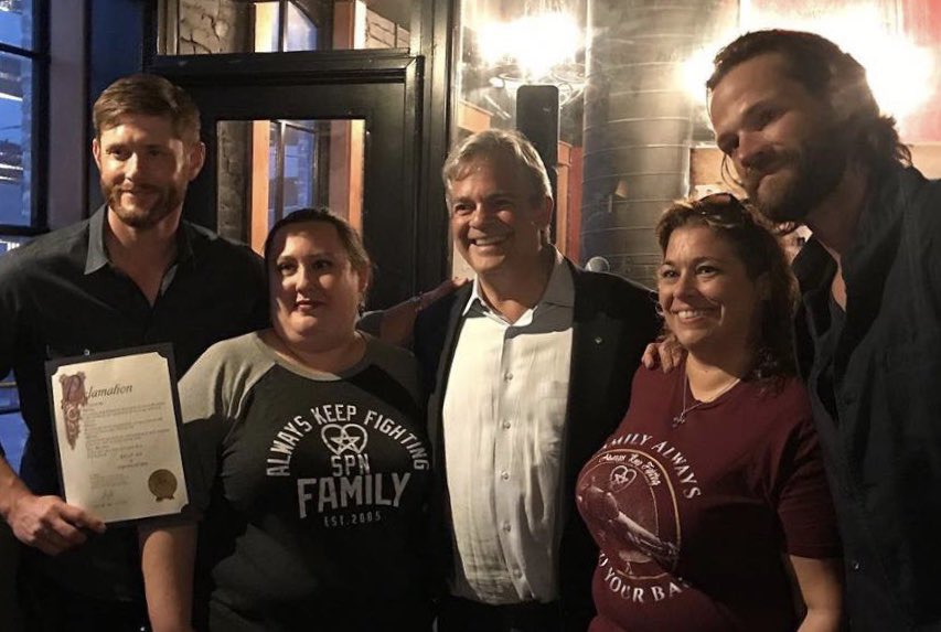and on very special years, maybe meet some the actors, all while raising thousands for a suicide prevention lifeline and an animal rescue. I am so proud of what this show has become and even more proud of my this Fandom. Thank you <a href="/jarpad/">Jared Padalecki</a> and <a href="/JensenAckles/">Jensen Ackles</a>  and #SPNFamilyForever