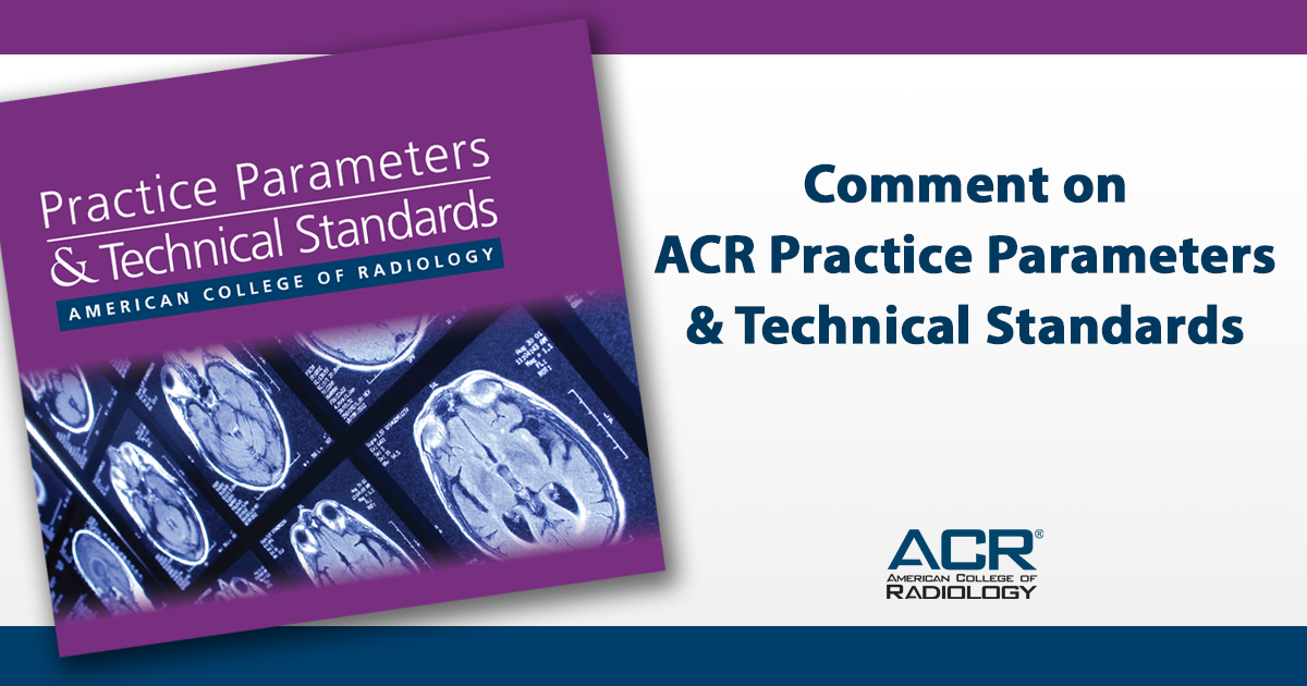 American College of Radiology on Twitter "Please review the ACR