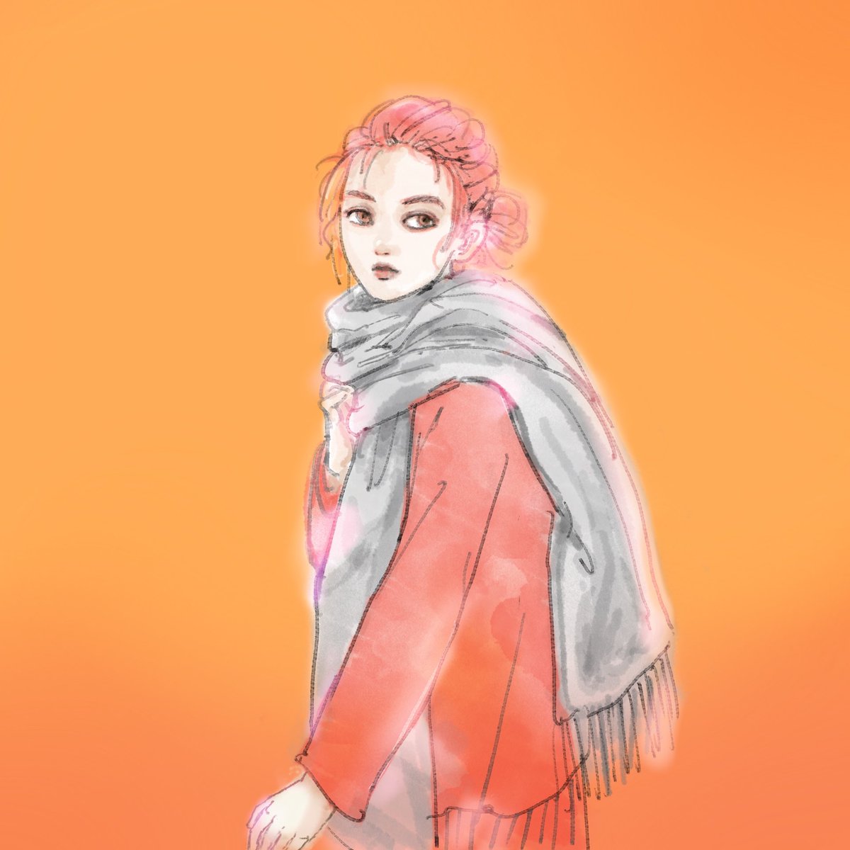 「紅葉さん」|安藤のイラスト
