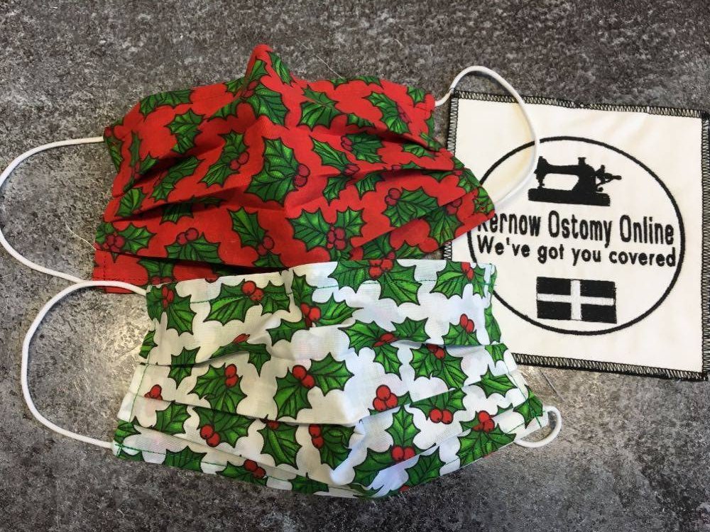 LHBodybeautiful's tweet photo. Festive masks , cotton and soft jersey . feel free to pm me for any requests or #mask or my ostomy products #facemask #protectyourself #christmas #christmasbagcover #kernowostomyonline https://t.co/28F7wVqXHl