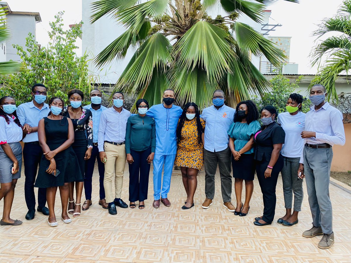 TalamusGhana's tweet photo. Team Talamus Ghana 🇬🇭 with the CEO of Talamus Health Inc. Dr. Murisiku Raifu @brainoperator https://t.co/uHB9Ayn9kH