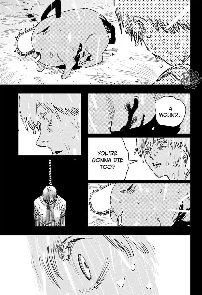 tw // suicideThe day when his granpa died and left huge amount of debt, denji almost gave up his life, he is so young yet for a second he thinks about ended his own life. But when he saw a living being to be in the edge of death he come to realization of the wanting to live.