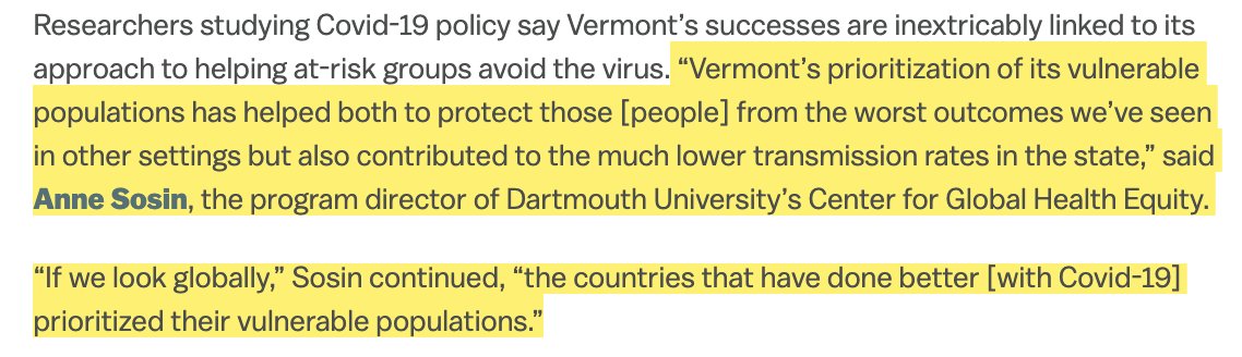 The approach, though, isn't just about helping people in vulnerable communities, as  @asosin says. It's also smart policy: it's about stopping transmission of the virus and saving lives.