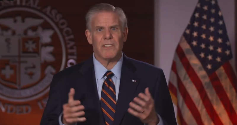 The <a href="/ahahospitals/">American Hospital Association</a> Richard Pollack introducing the Gail L. Warden Leadership Excellence Award and its history. #hcic2020