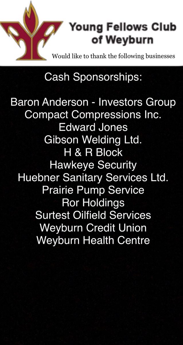 Young Fellows Club of Weyburn tweet media