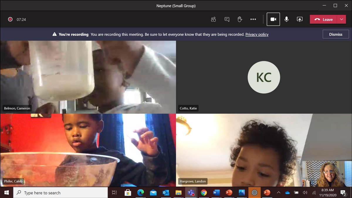 RCPS_EarlyLearn's tweet photo. Pre K students observed and discussed the different changes that the pudding mix made as they added the milk and stirred it for a few minutes. They used their senses to describe the pudding.
 It tasted delicious!

#ediblelearning #cookwithme https://t.co/0O28x6Ksev
