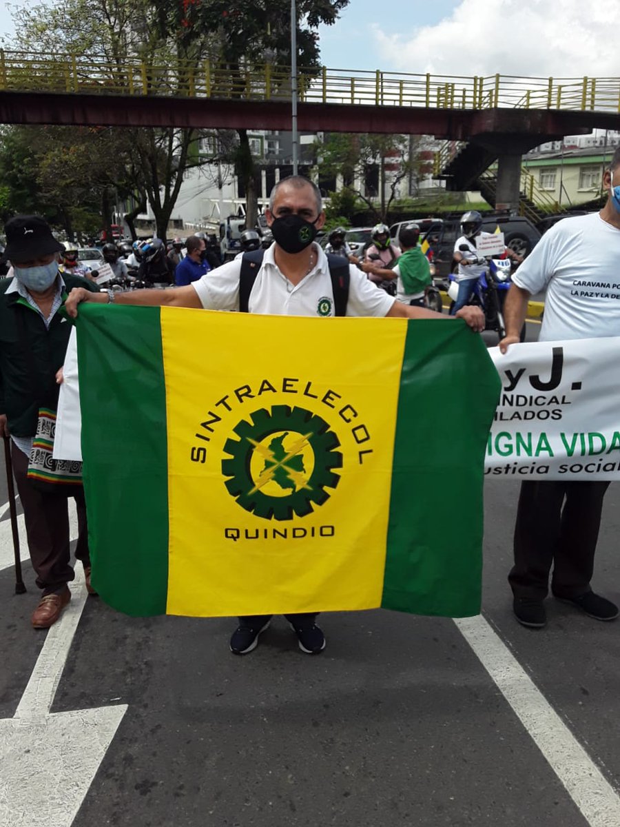 #ParoNacional19N #Quindio <a href="/sintraelecolnac/">SintraelecolNacional</a>