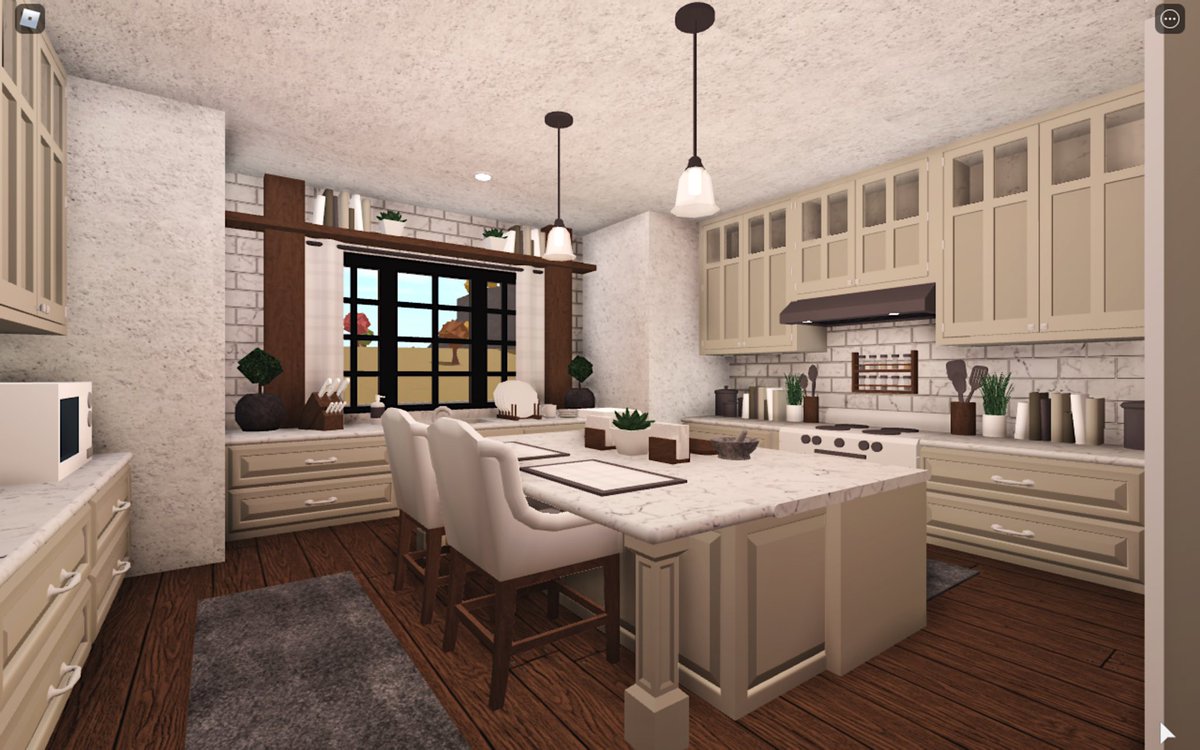 Bloxburg Kitchen Ideas Aesthetic Big