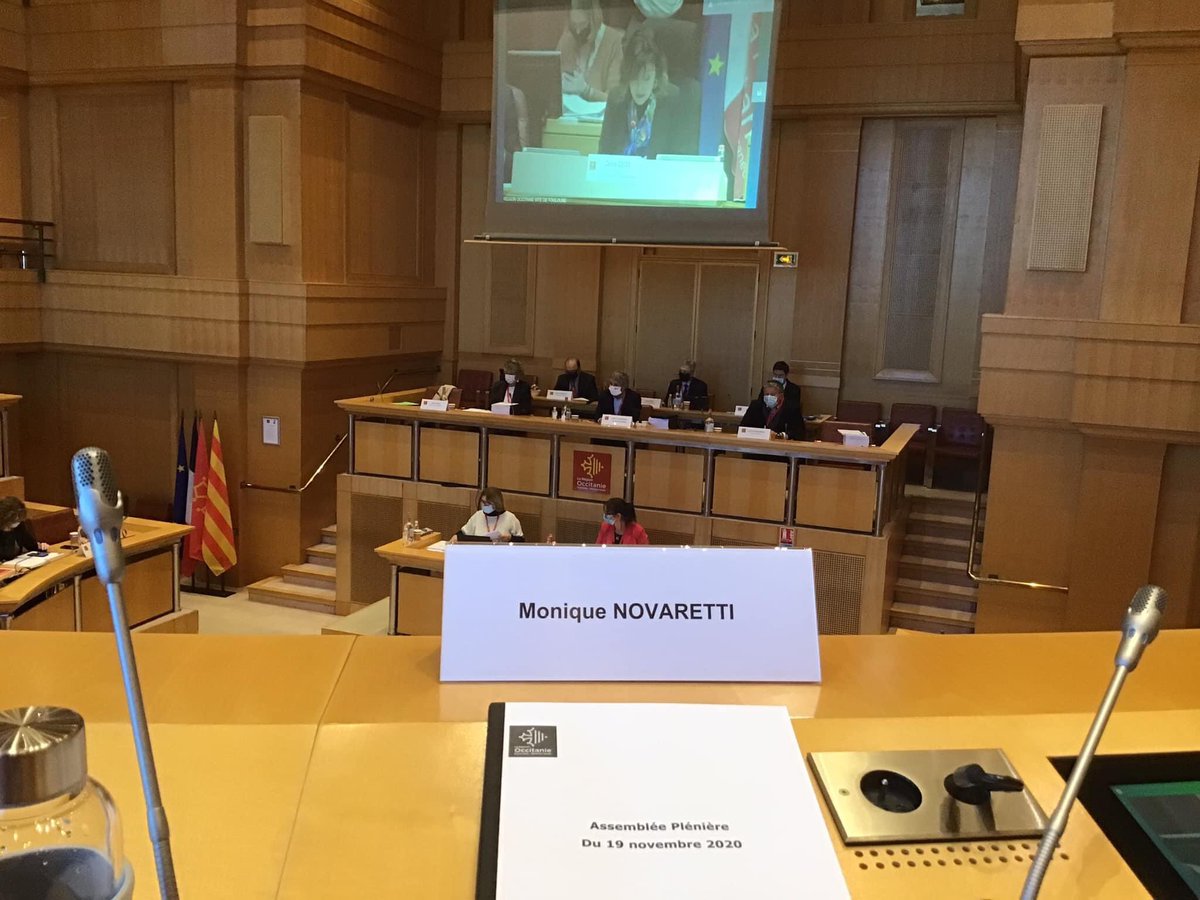 M_Novaretti's tweet photo. C’est parti pour plénière #region #Occitanie et 1 ODJ bien chargé mais utile pour nos concitoyens #GreenNewDeal #PlanVelo Fonds #Loccal et un sujet très important la prévention des #Violences https://t.co/2VmuePWyZ6