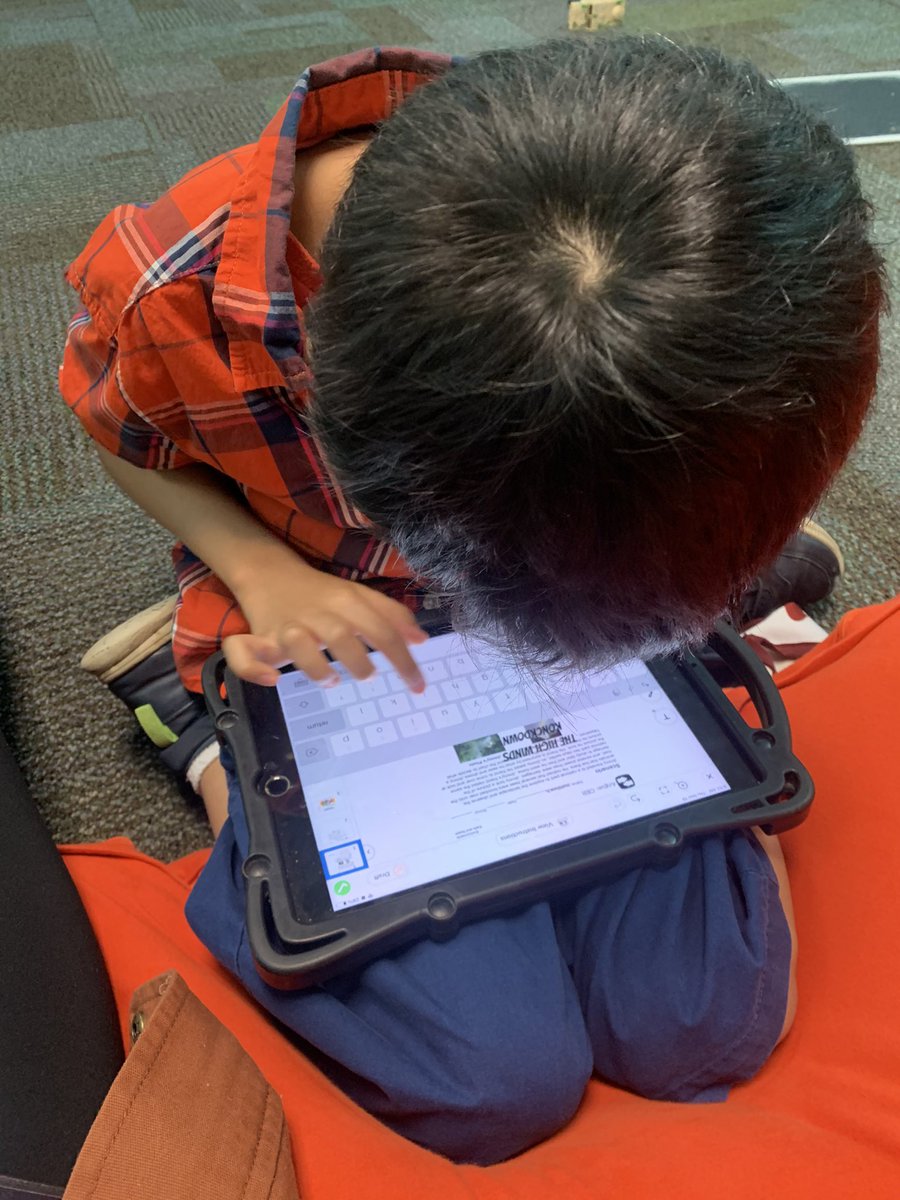 Back with my kiddos in person today, and look who is working so hard on his science! 🙌🏻 #ThankfulThursday