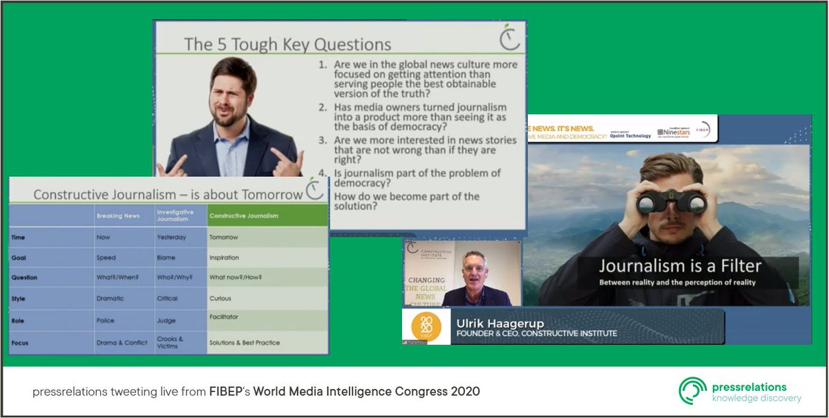 pressrelations's tweet photo. A powerful and insightful presentation on journalism, media, and democracy. Thank you @UlrikHaagerup, @ConstructiveIn, @Vejlemand.
#WMIC2020 #MediaMonitoring #MediaIntelligence https://t.co/z8isl38nj3