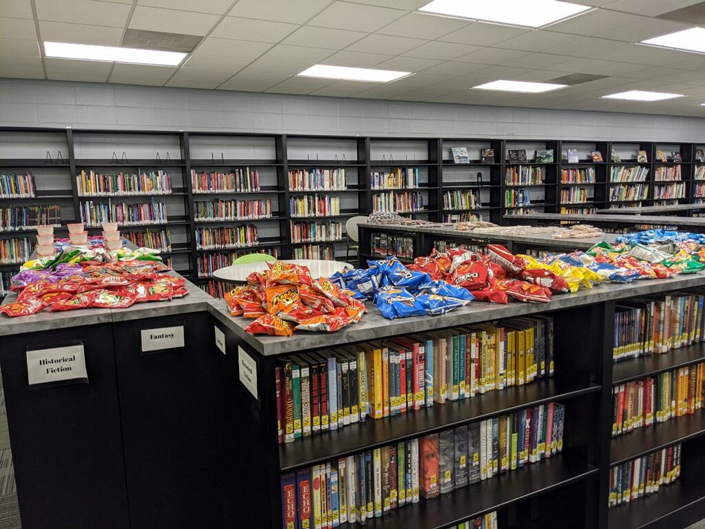 RCanene's tweet photo. “That’s too many snacks” said no one ever! 🤣

Happy American Education Week to all of my wonderful colleagues. You are worth your weight in gold and I would never want to work anywhere else. #AEW2020 https://t.co/2xcTFAKKqH