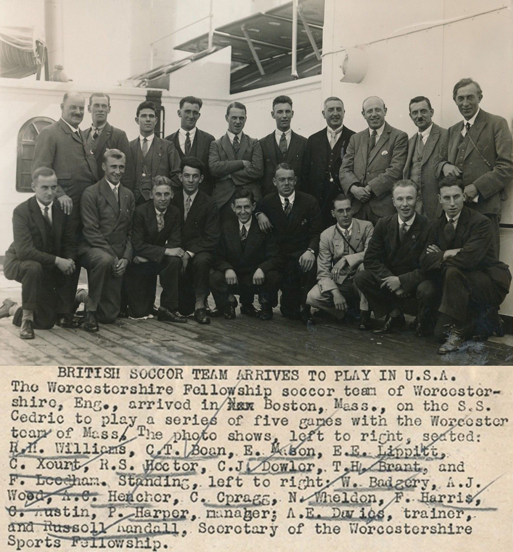 91 years ago today:

Worcestershire arrives in Boston en route to Worcester.