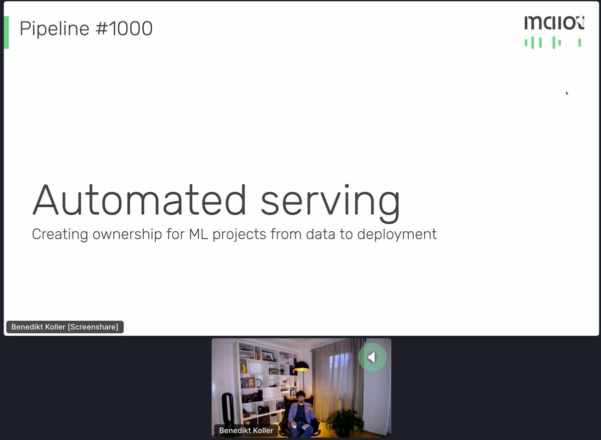 TMLS_TO's tweet photo. This morning we are thrilled to be joined by Benedikt Koller, CTO of @maiotees to discuss "A tale of a thousand pipelines"!

Benedikt explains their process of building scalable deep learning pipelines for hundreds of model training on giant time-series datasets! https://t.co/PZSWD72PYj