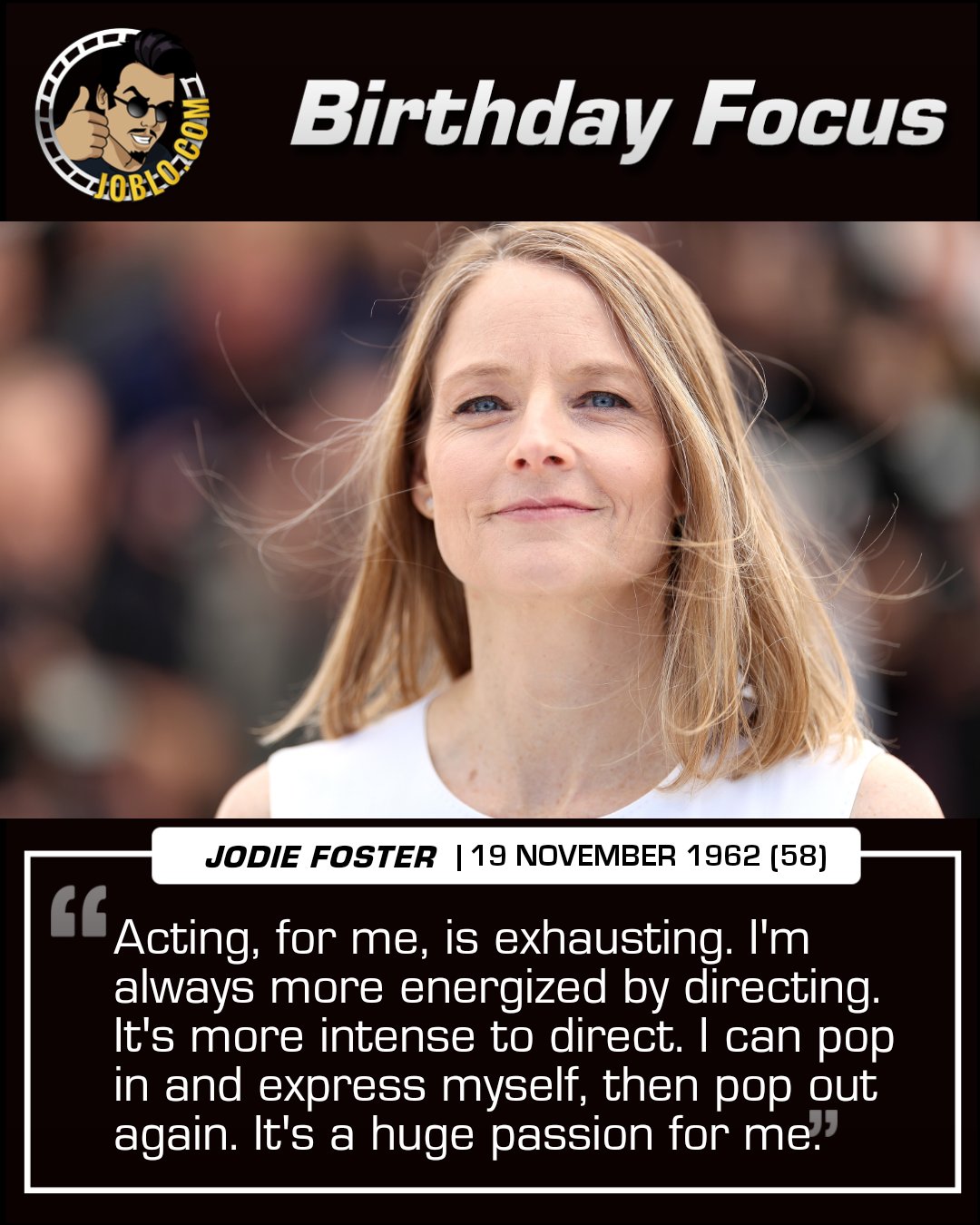Happy 58th birthday to Jodie Foster! 