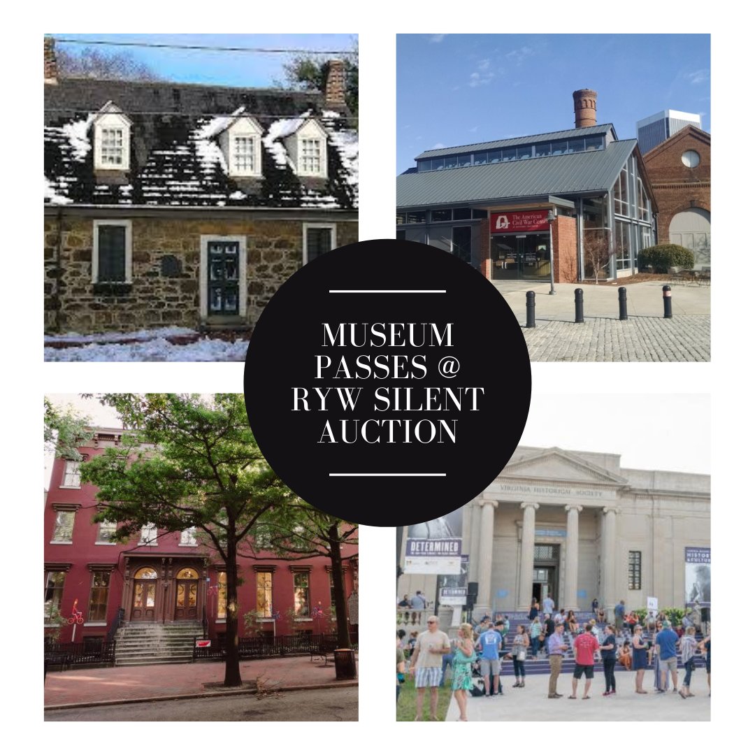 RVAYoungWriters's tweet photo. Want to support the next generation of young writers?
JOIN US by bidding on fantabulous museum experiences at the @RichmondYoungWriters Silent Auction including @PoeMuseum @ACWMuseum @theValentineRVA and @VirginiaMuseum
https://t.co/WRzQvOr4Mk
#writingispower
#ryw
#rva https://t.co/qIsZlaq38J
