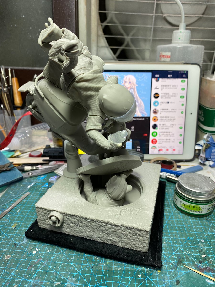 dancatmodel's tweet photo. 原本想說要記錄製作進度,一回神就打完樁了。
這個作品翻模品質很好,值得推薦大家購買。
#zfunkystudio
#外送貓 https://t.co/nXHfQGjCNX