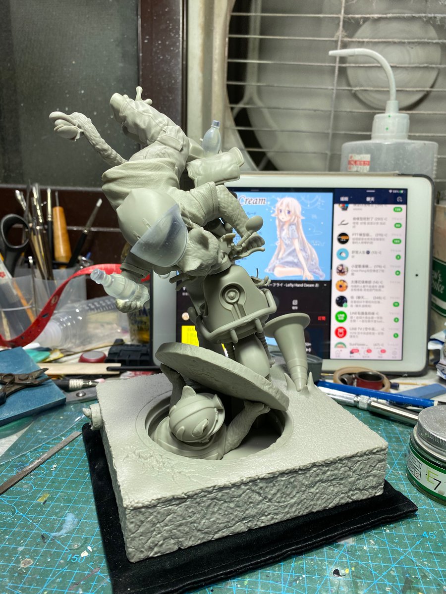 dancatmodel's tweet photo. 原本想說要記錄製作進度,一回神就打完樁了。
這個作品翻模品質很好,值得推薦大家購買。
#zfunkystudio
#外送貓 https://t.co/nXHfQGjCNX