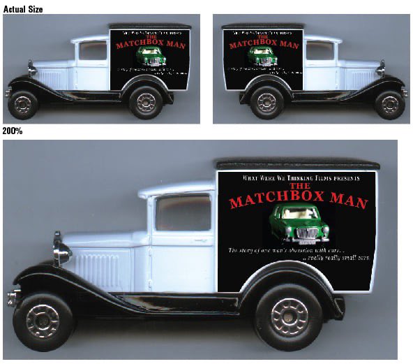 GormanBechard's tweet photo. THE MATCHBOX MAN: the story of one man's obsession with cars...really really small cars.

Probably the coolest reward I've ever offered on #Kickstarter

https://t.co/ZOMtbA2f4t

#matchbox  #matchboxcars  #matchboxcollectors #matchboxcustoms #TheMatchboxMan #charliemack https://t.co/FlvhSNcemW