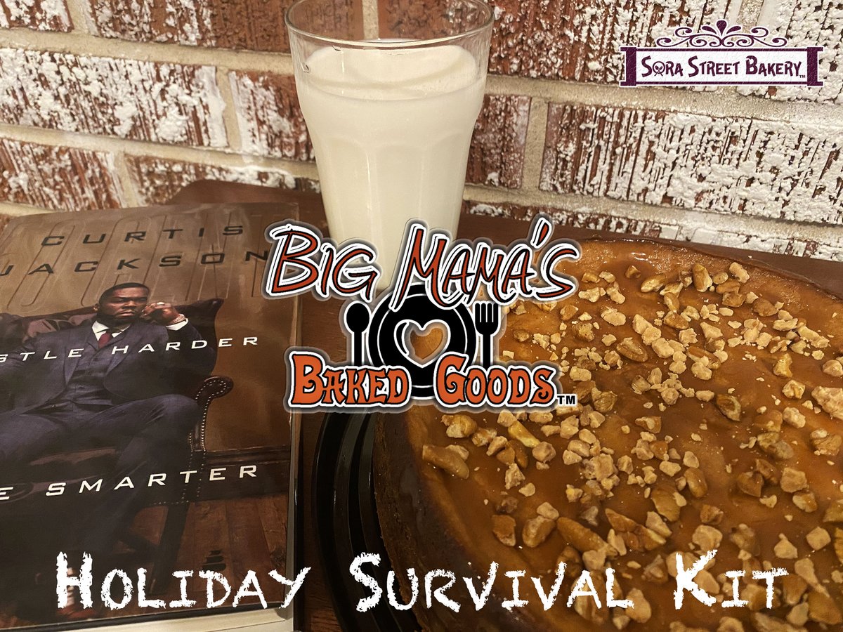 ForFamilyFood's tweet photo. One of Big Mama's Sweet Potato Cheesecakes, A Glass of Milk, &amp; A Good Book... Hey @50cent we ready for the Holidays! Bring BIG MAMA to YOUR Thanksgiving Dinner... Order YOUR Favorite Cheesecakes at https://t.co/jz5zxnOhjy 
 #GenuineLouisiana Distributed by https://t.co/LzFIvzuJeF https://t.co/n9Jl24nj5v
