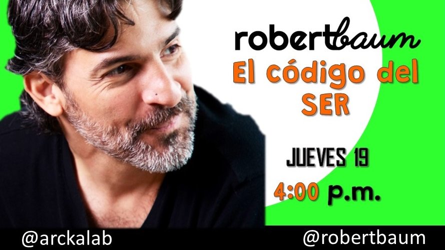 arckalab's tweet photo. Hoy nos acompaña en #arckainvitado @robertbaum_ 

Les esperamos a las 4:00 pm en nuestra cuenta de instagram. https://t.co/MijHfsn97D