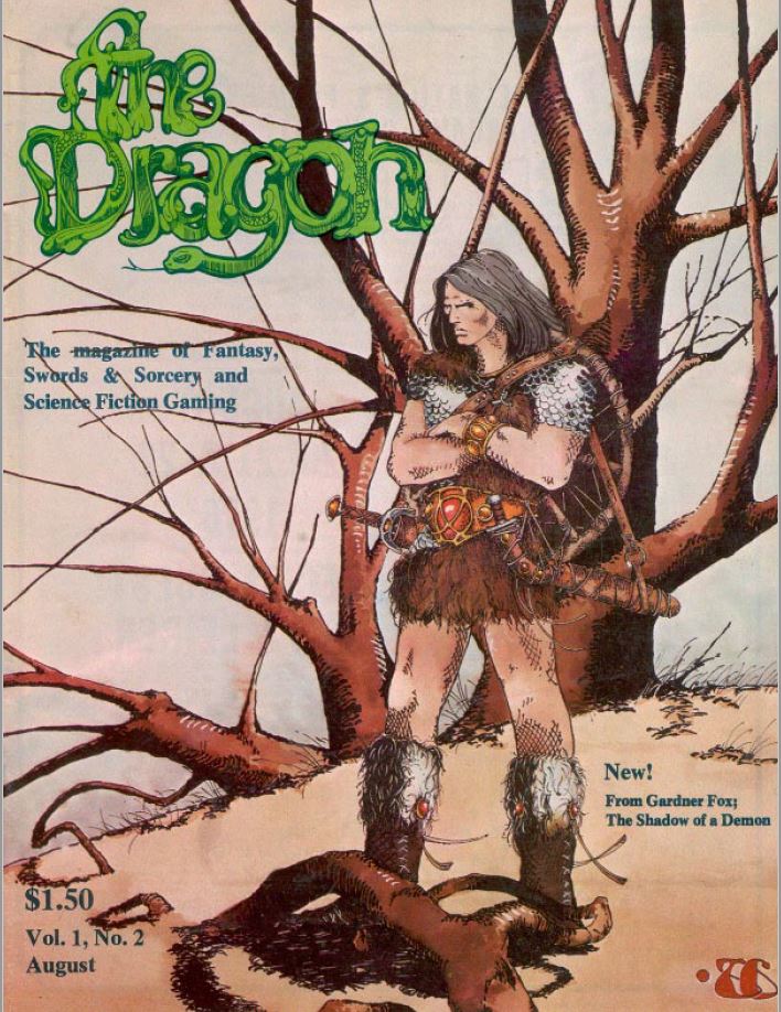 I’ve been flipping through old issues of Dragon magazine for a few days, from issue 1 up to around issue 30 so far, and I’ve noticed a few interesting things. First, the primary article material in the magazine is weighted towards D&D, I’d say about 60%-70% of the articles